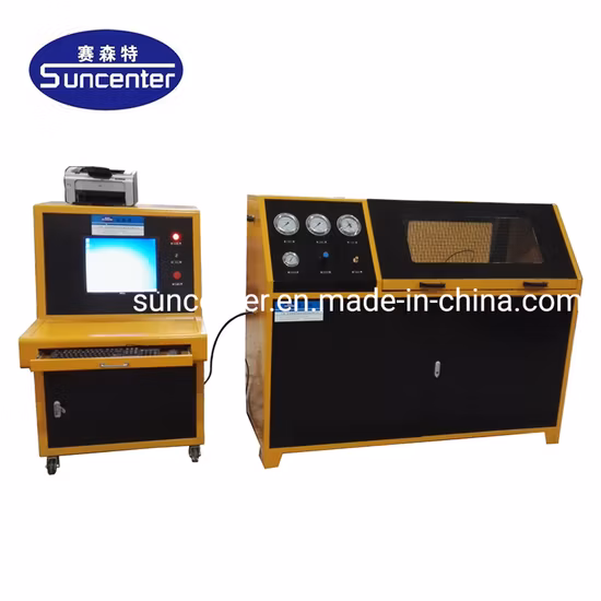 Máquina de teste de pressão hidrostática da marca Terek para teste de ruptura de tubo