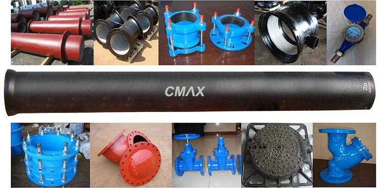 ISO2531 En545 En598 Ductile Iron Pipe K9 C25 C30 C40