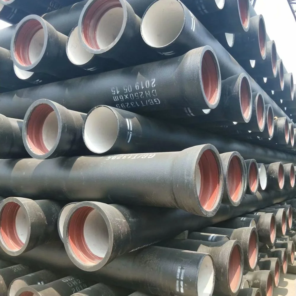 Professional ISO2531 En 545 En 598 Tyton Push-in Joint Centrifugal Casting Ductile Iron Pipes